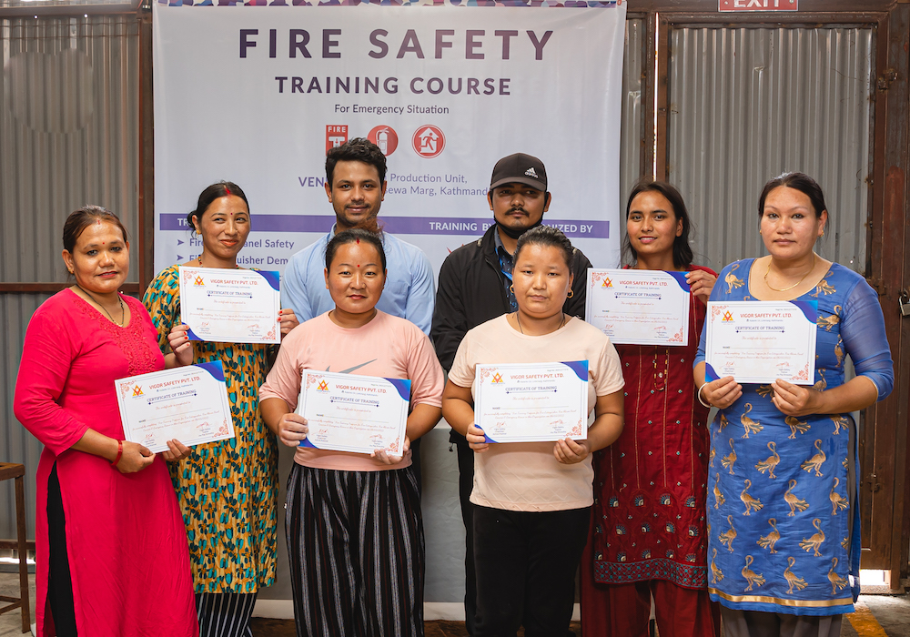 Fire Safety Training at Felt and Yarn